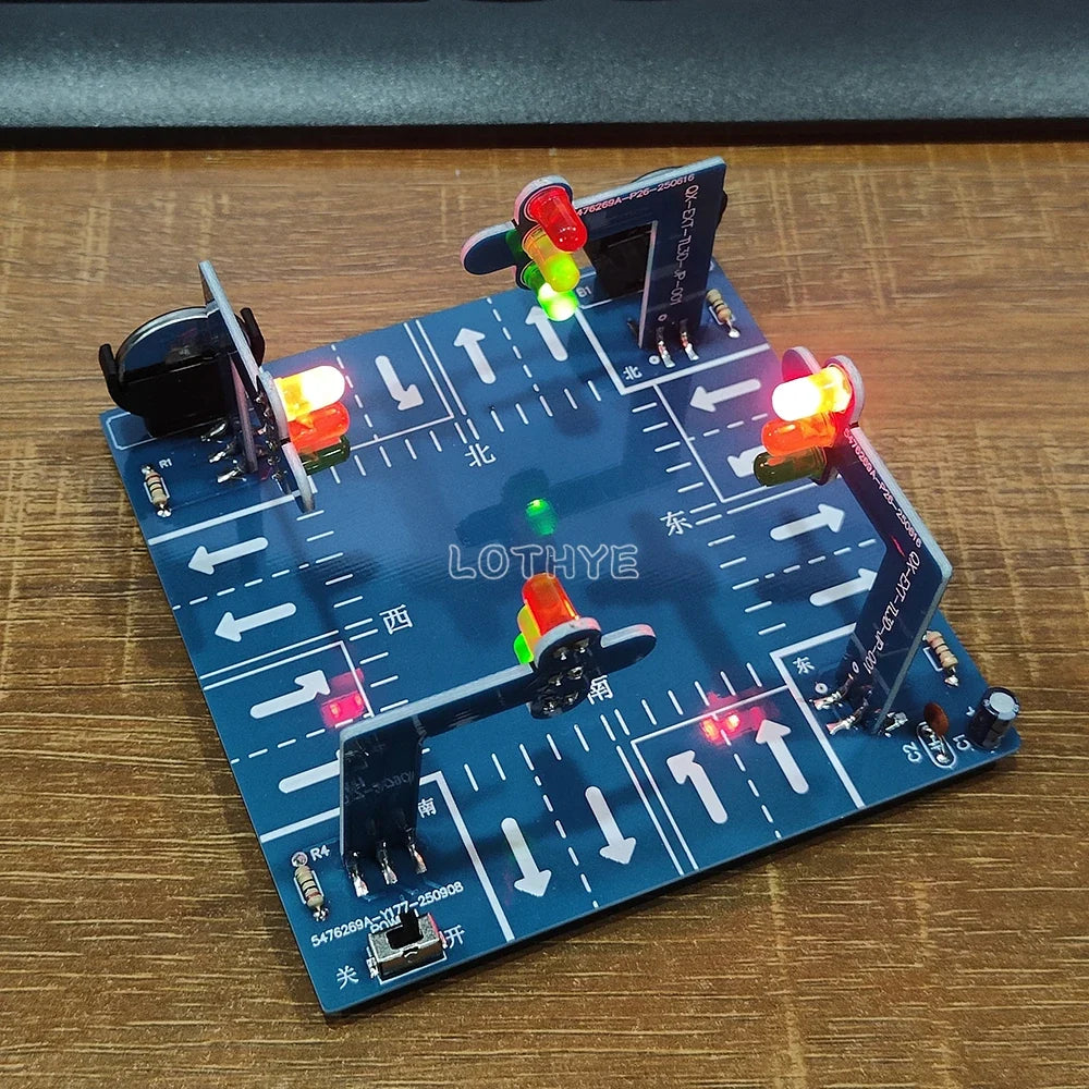 Traffic Signal Light DIY Soldering Kit – STEM Electronics