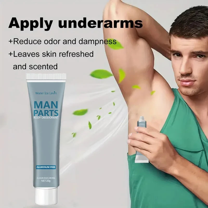 Men's Private Parts & Underarm Deodorant Fragrance Cream 20g