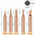 900M-T Pure Copper Soldering Iron Tip Lead-free Solder Tips Welding