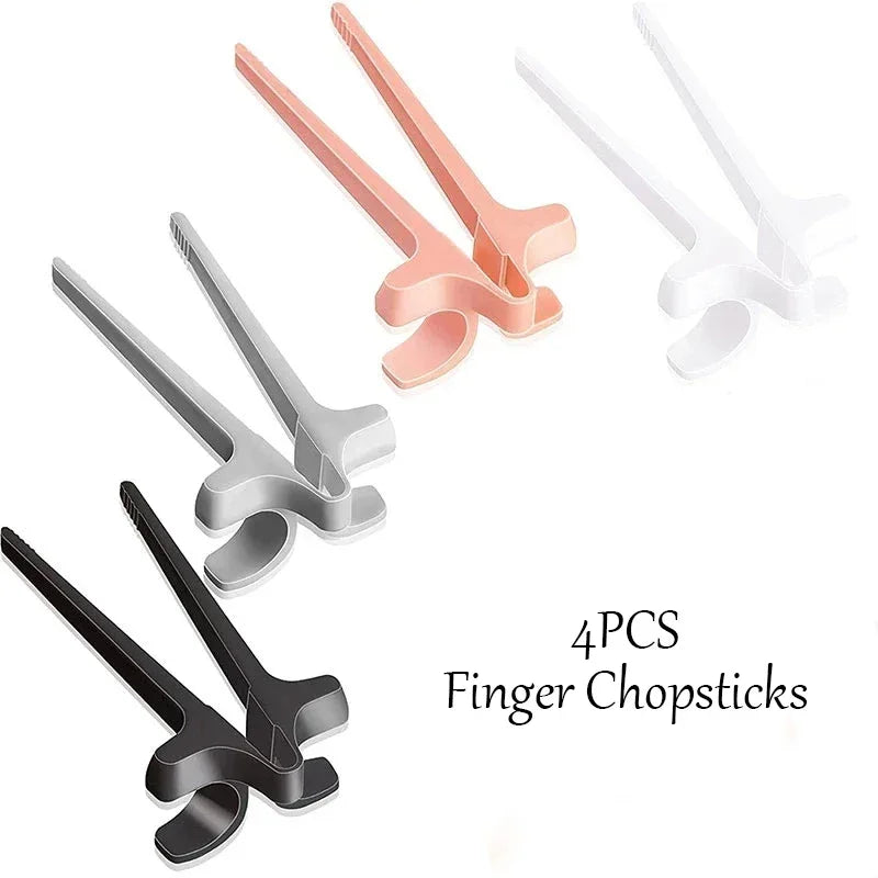 Finger Chopsticks Snack Gripper – No-Mess Gaming & Dining Tool