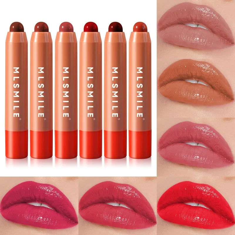 LUXURYTO 6-Color Waterproof Lipstick Pen | Long-Lasting Lip Gloss