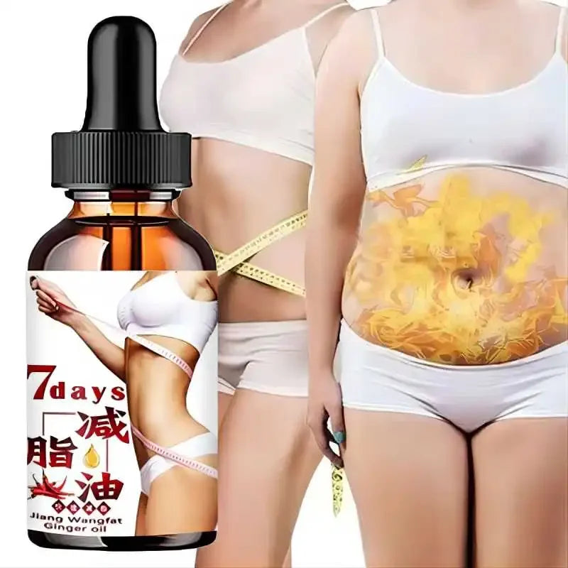7-Day Weight Management Oil Ginger Waist Abdominal Massage Essential