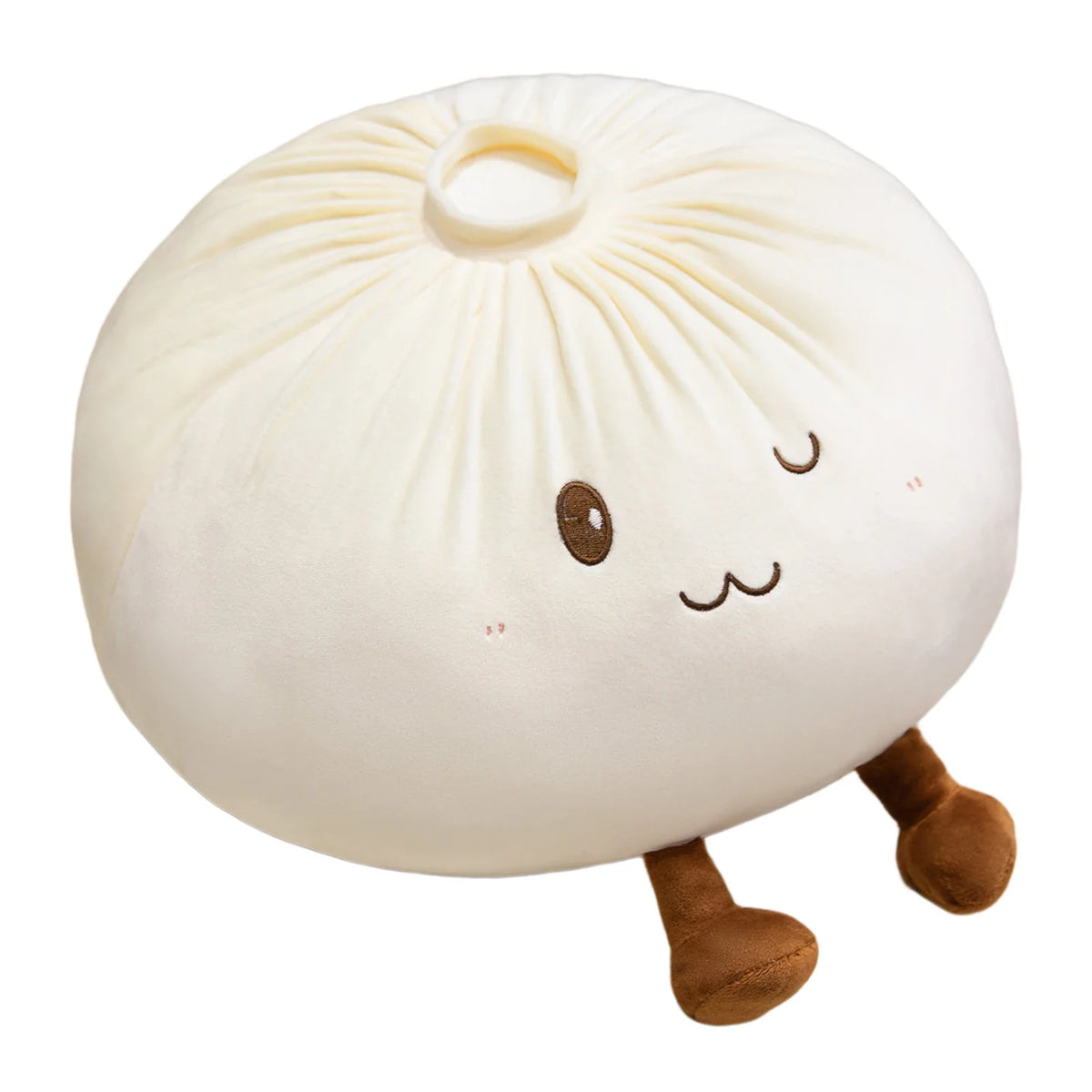 Cute Steamed Bun Plush Pillow | Stuffed Dumpling Throw Pillow