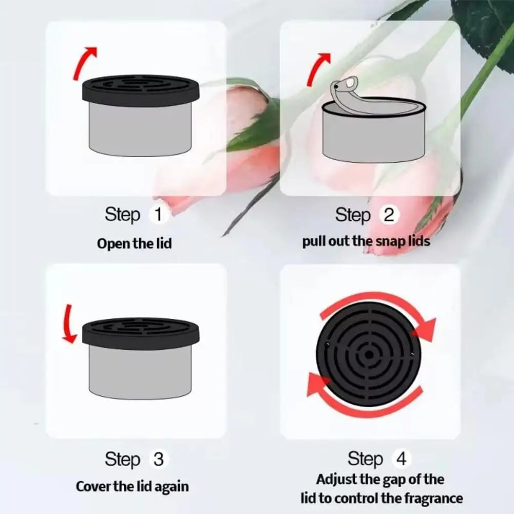 Car Air Freshener Canned Wood Block | Long-Lasting Auto Scent