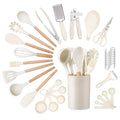 35-Piece Silicone Kitchen Utensil Set – Spatulas, Spoon & Whisk