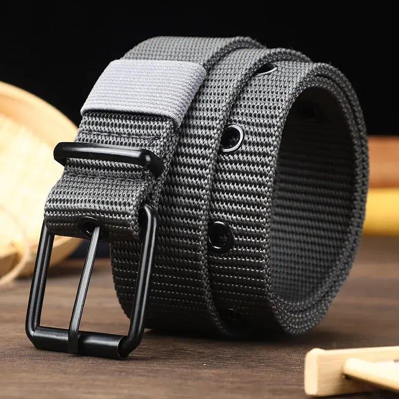 Unisex Canvas Pin Buckle Belt | Outdoor Sports Belt Men Women