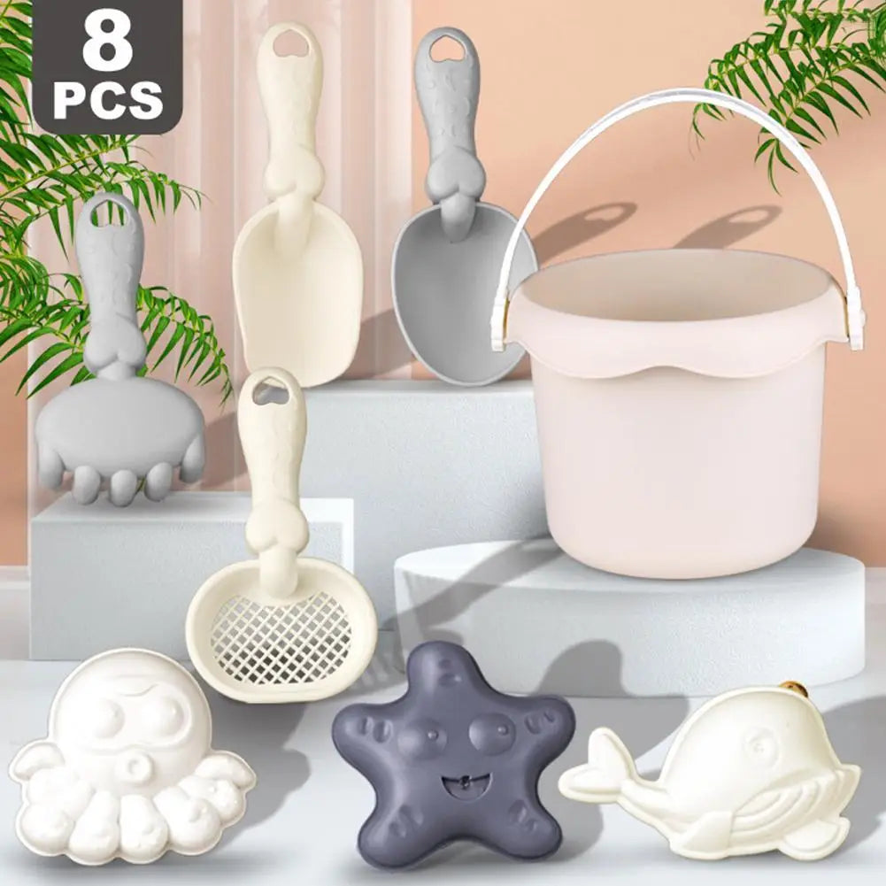 Kids Beach Toy Set – Bucket, Shovel, Rake & Watering Can