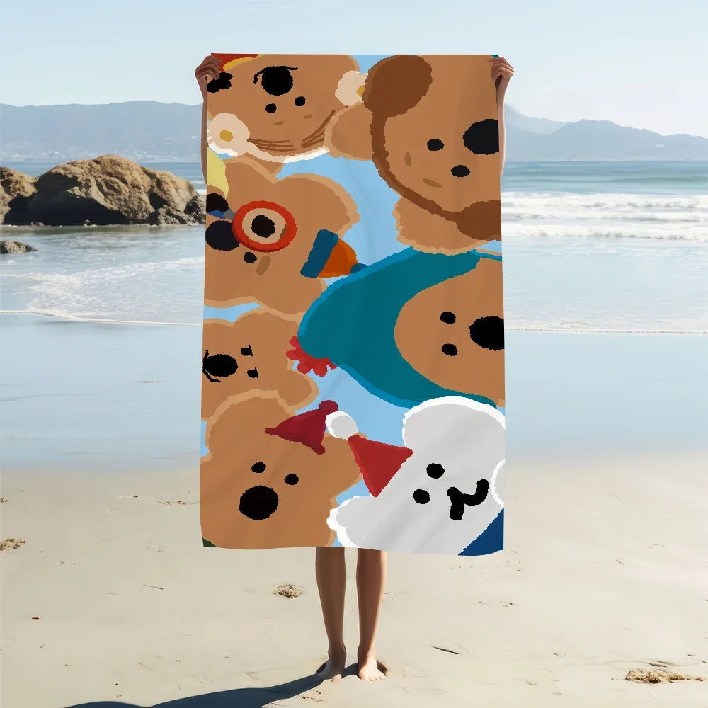 D-Dinotaeng Quokka Quick-Dry Beach Towel | Travel & Sports