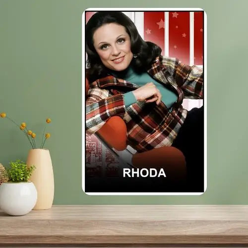 Rhoda Classic TV Show Metal Poster Sign | Retro Wall Decor
