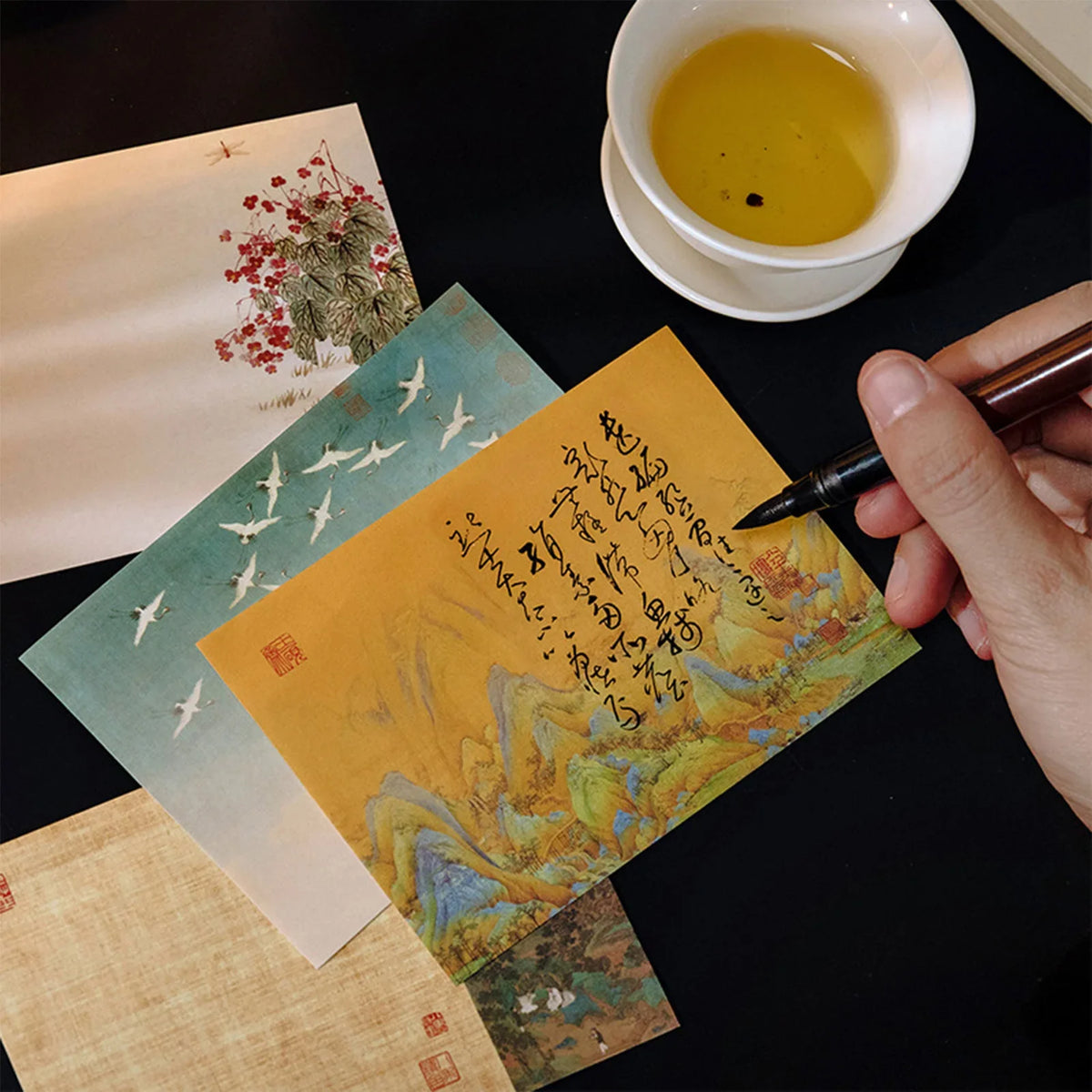 Chinese Painting Style Notepad 80 Sheets | Oriental Art Journal