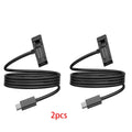 TELESIN Magnetic Waterproof Charging Side Cover Cable Gopro Hero 9 10