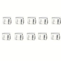 10-Piece Clear Page Holder Durable Plastic Bookmark Office Study