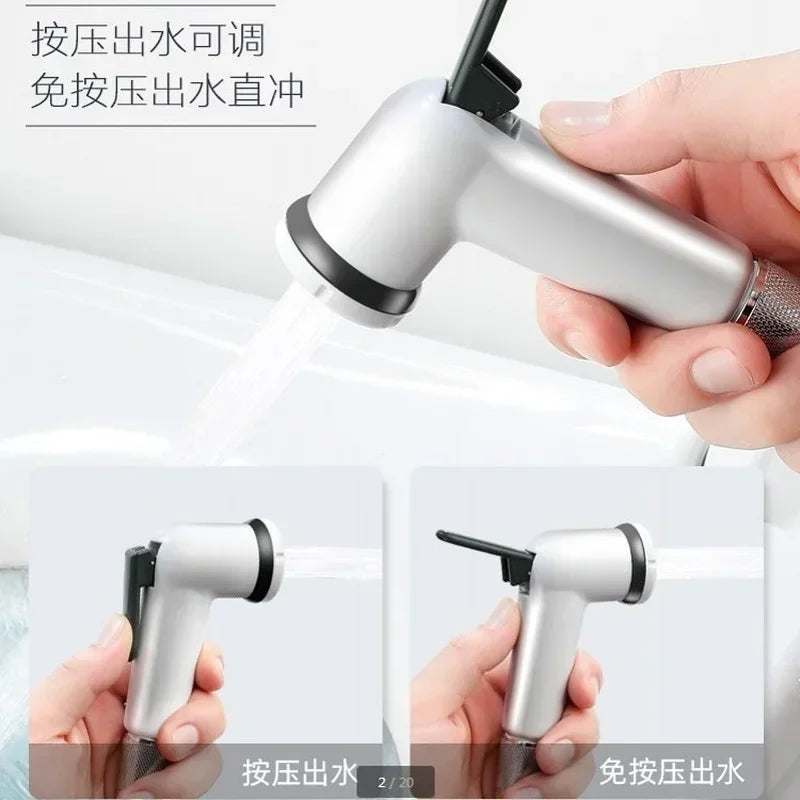 Handheld Bidet Sprayer – Adjustable ABS Toilet Nozzle & Flusher