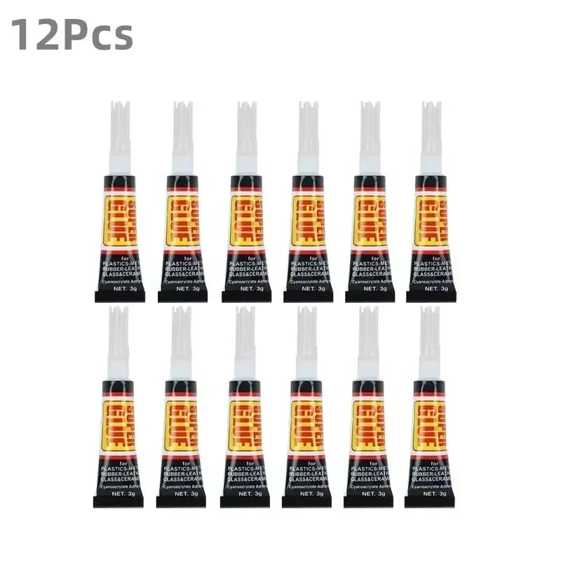 Super Glue Multi-Surface Clear Adhesive – 3/6/12 Pack