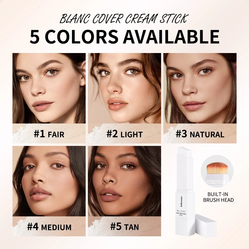 Lakerain Color-Changing Foundation Stick – Full Coverage Matte