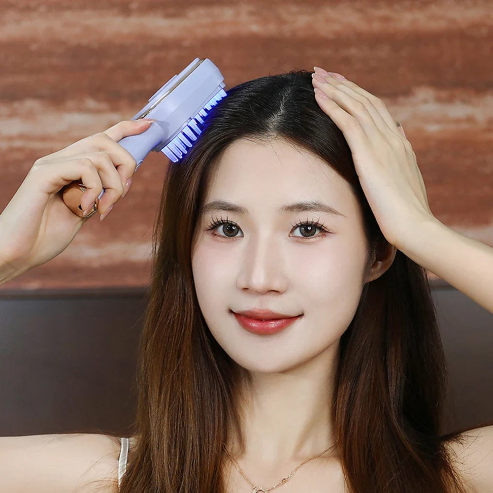 Scalp Massage Comb | Red Light Therapy & Micro-Vibration