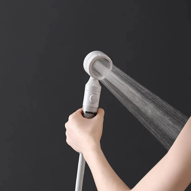 Pressurized Filter Shower Water Purifying Antibacterial Nozzle