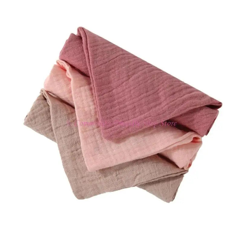 4-Pack Baby Washcloths | Soft Cotton Gauze Wipes & Drool Bibs