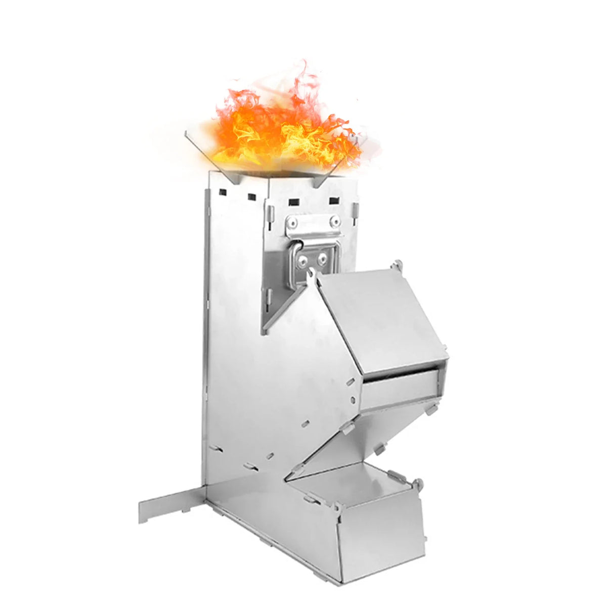 Camping Mini Wood Stove Portable Tent Firewood Detachable Burner