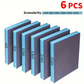 6-Pack Sanding Sponge Blocks 60–320 Grit | Wet & Dry Foam Pads
