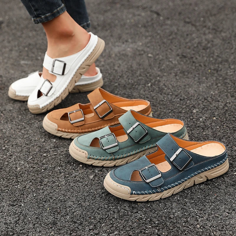 Women's Non-Slip Slip-On Casual Sandal Slippers | Indoor & Outdoor