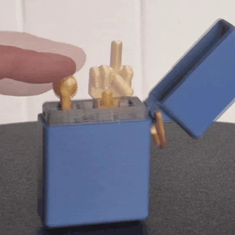 3D Printed Middle Finger Prank Gift Box – Funny Desk Ornament