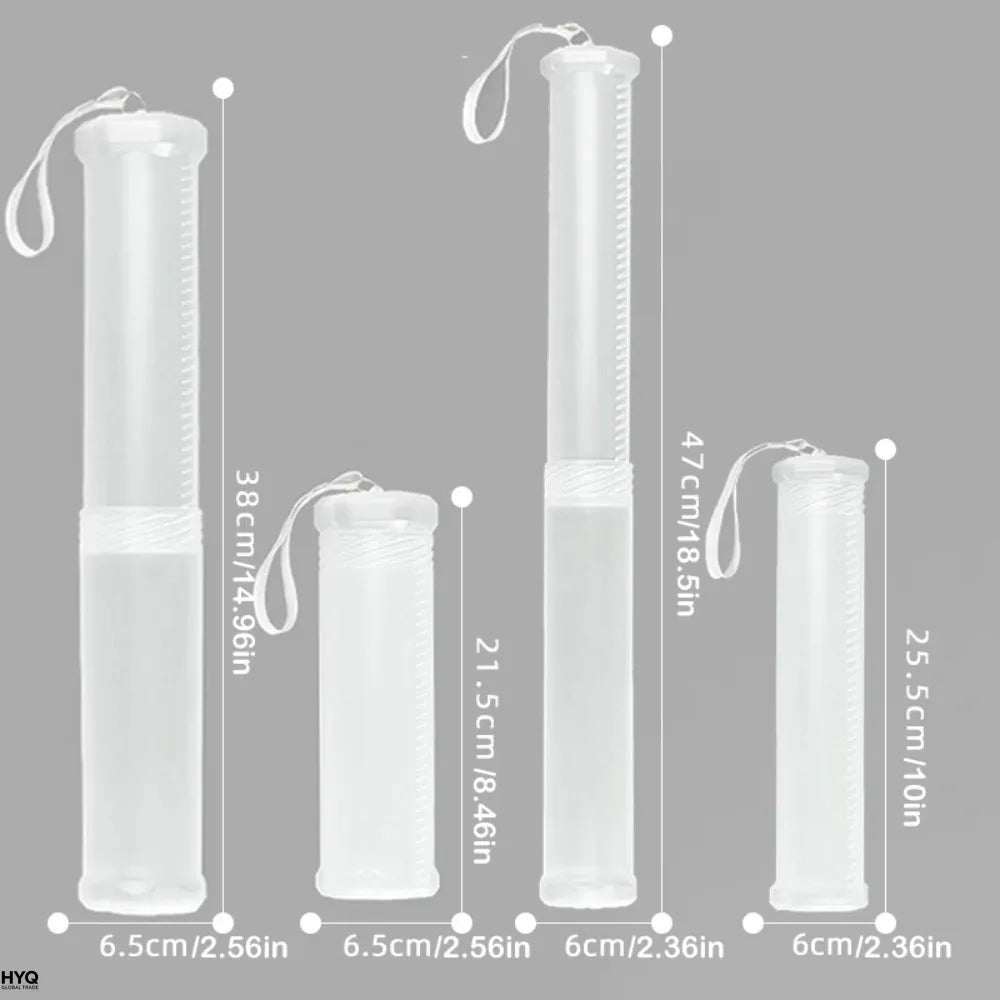 Transparent ABS Telescopic Pen Holder Art Painting Brush Pencil