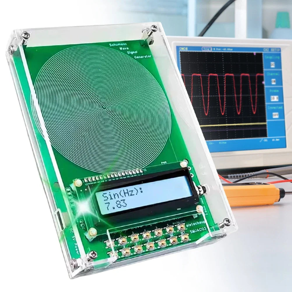 Schumann Wave Generator 0.01Hz–100KHz Pure Sine Signal