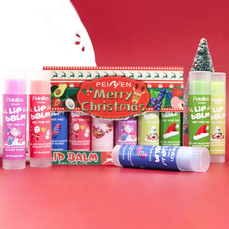 PEINIFEN 6-Pack Fruit Lip Balm Set – Moisturizing & Long-Lasting