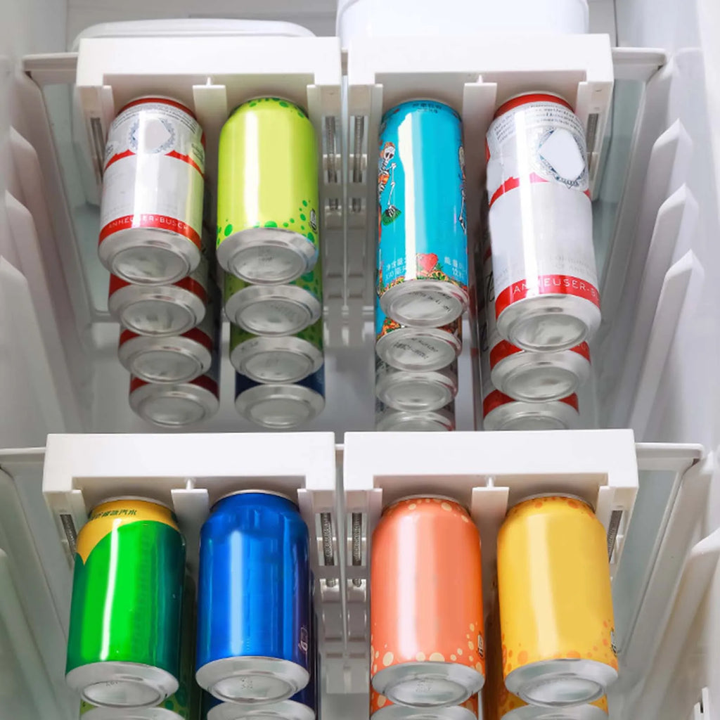 Hanging Fridge Soda Can Organizer | Space-Saving Shelf Holder