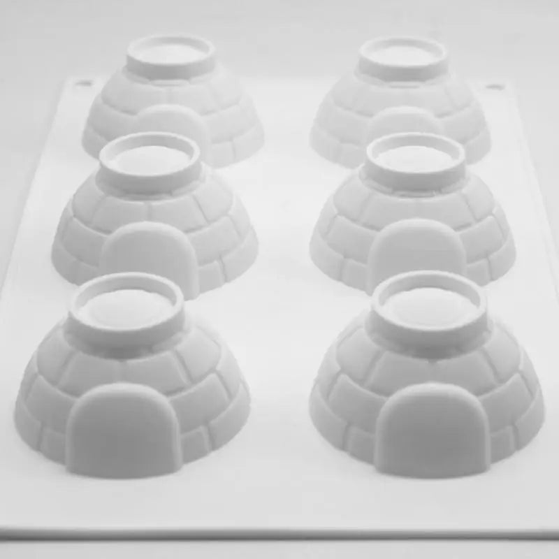 6-Cavity Igloo Silicone Cake Mold Mousses Ice Cream Kitchen Pastry