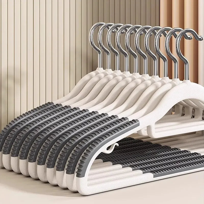 Space-Saving Non-Slip Slim Clothes Hangers | 360° Swivel Hook