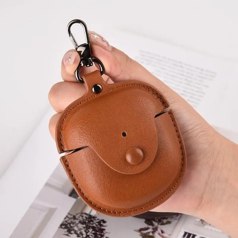 Leather Case for Bose QuietComfort Earbuds 2 + Carabiner