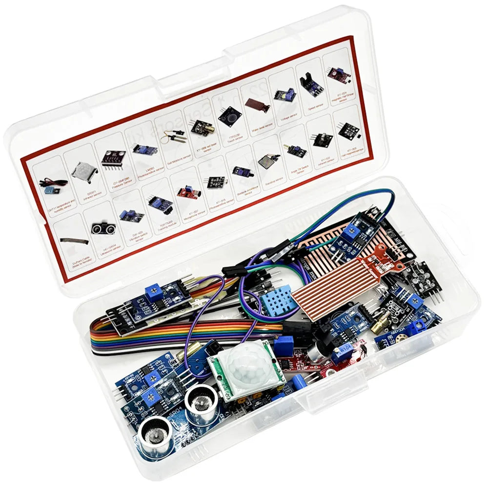 22-in-1 Sensor Modules Starter Kit for Arduino & Raspberry Pi Pico