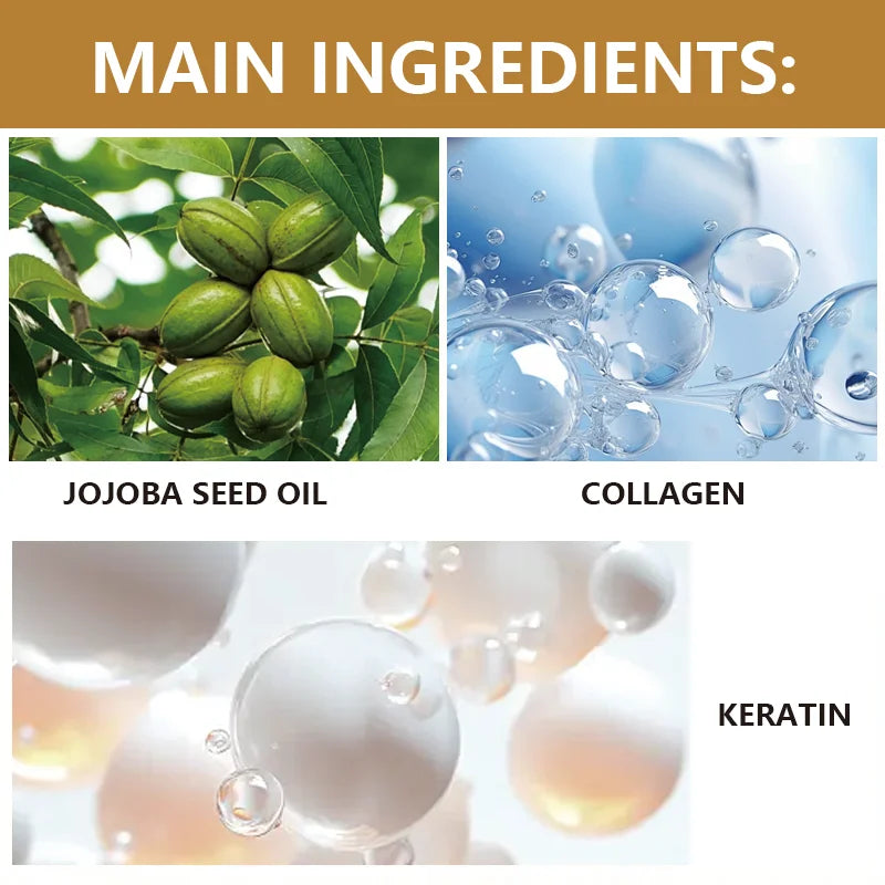 Keratin Hair Mask with Collagen & Coconut Oil | Deep Moisture