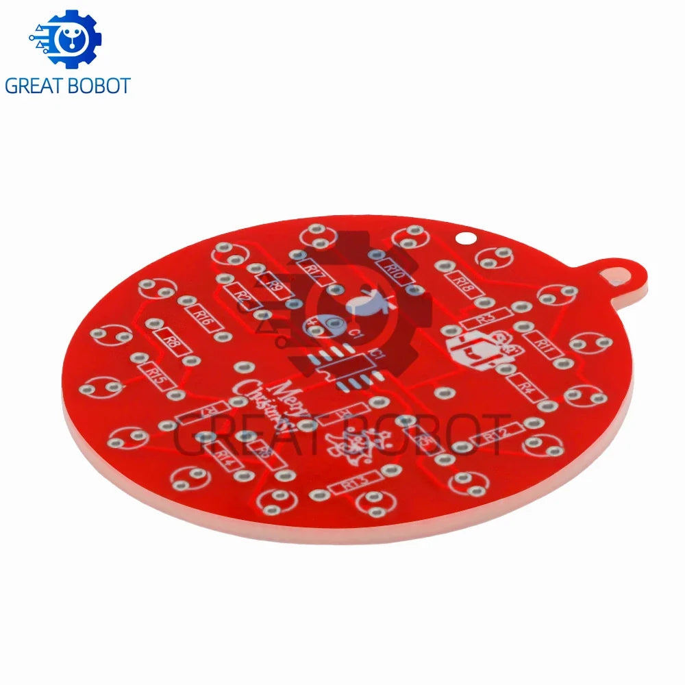 NE555 Timer Module Dual-Color Flashing LED DIY Soldering Kit