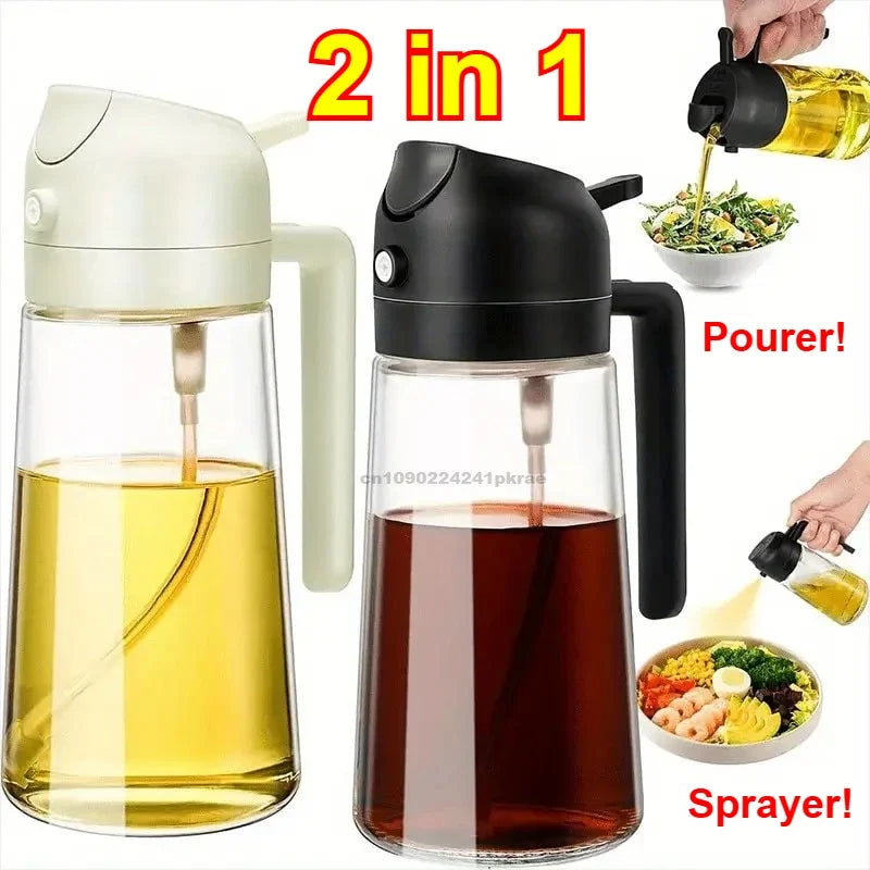 500ml Oil Spray Bottle – Olive Oil Dispenser for Kitchen & BBQ