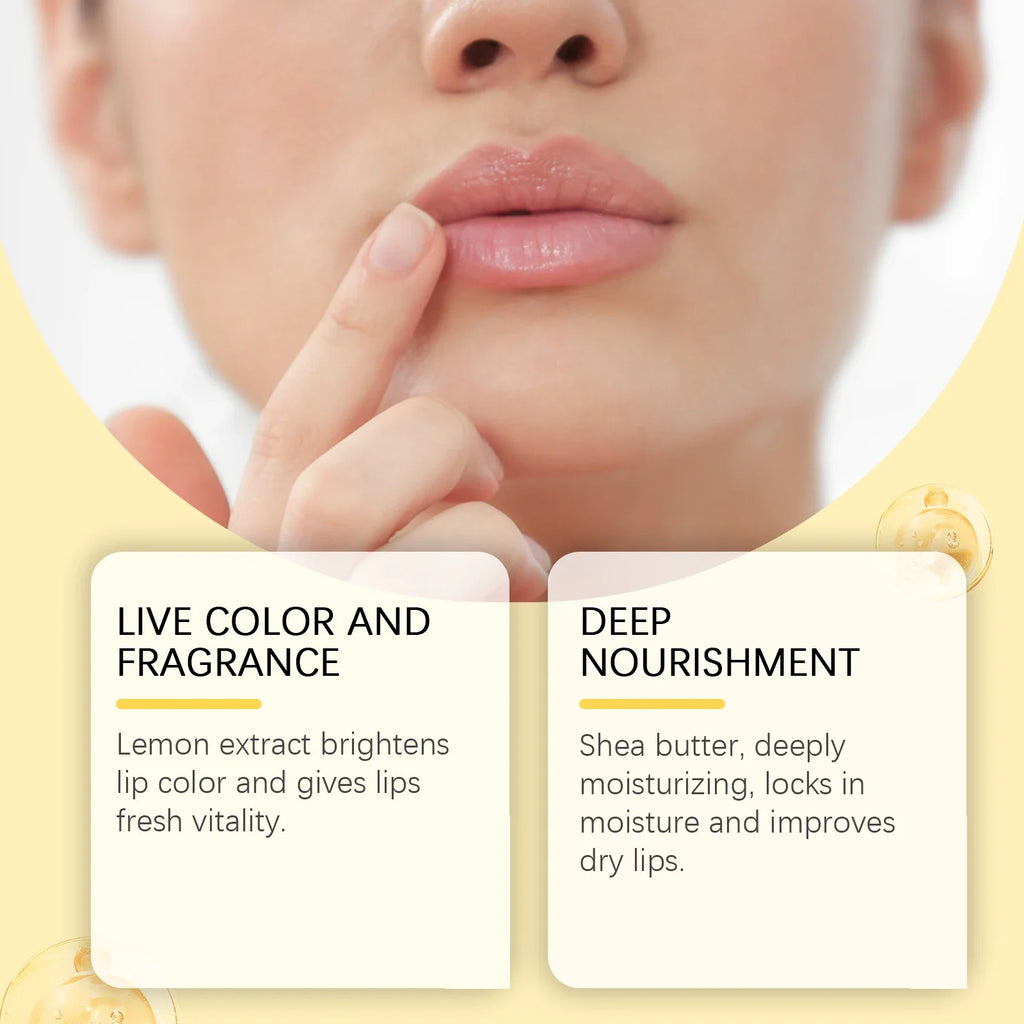Lemon Turmeric Lip Balm – Exfoliating & Dark Lip Treatment