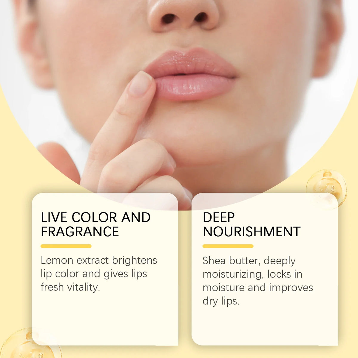 Lemon Turmeric Lip Balm – Exfoliating & Dark Lip Treatment