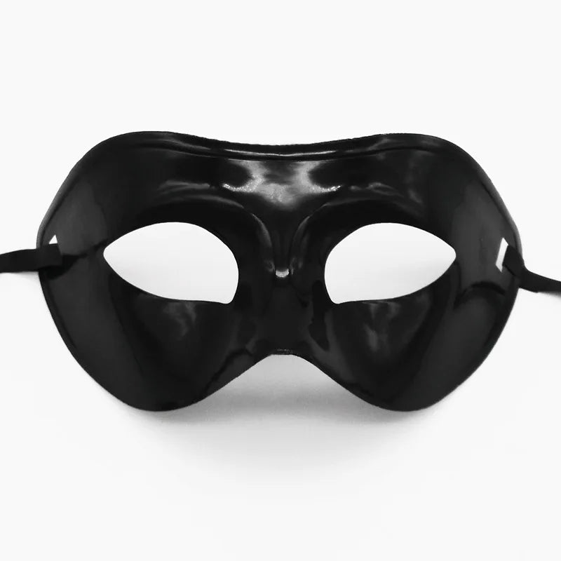 Men's Half Face Spray Painting Gentleman Jazz Performance Ball