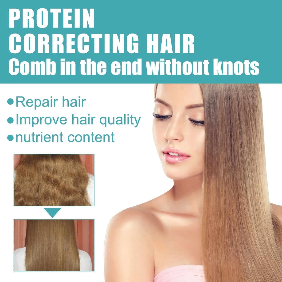 Keratin Protein Hair Straightening Smoothing Cream – 60ml