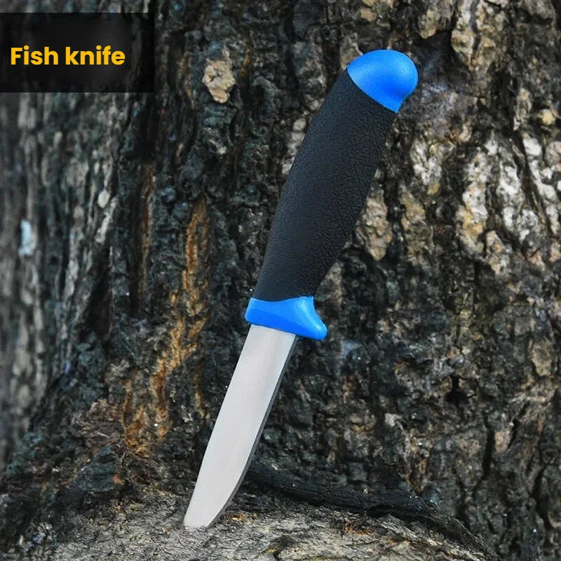 4-Inch Fixed Blade Knife – Stainless Steel Nonslip Handle