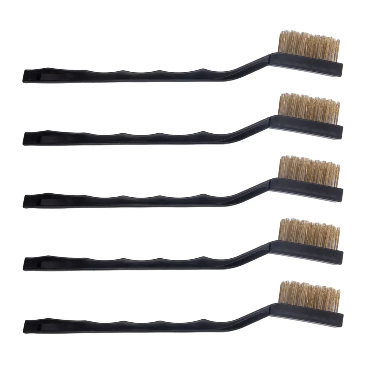 5-Piece Brass Wire Brush Set – Rust & Paint Removal Tool