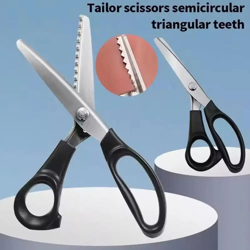 Stainless Steel Pinking Shears – Zigzag Sewing Scissors
