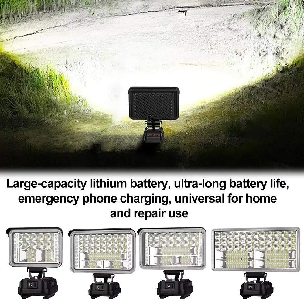 LED Work Light for Makita 18V Battery | Spotlight & Floodlight