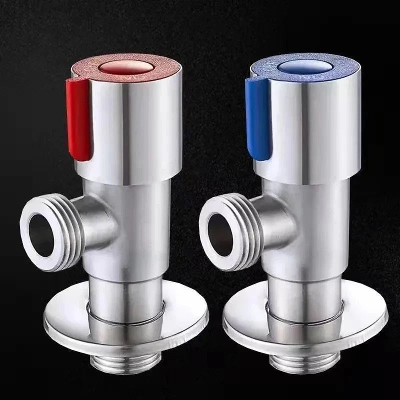 Stainless Steel Hot & Cold Angle Valve | Triangle Stop Valve