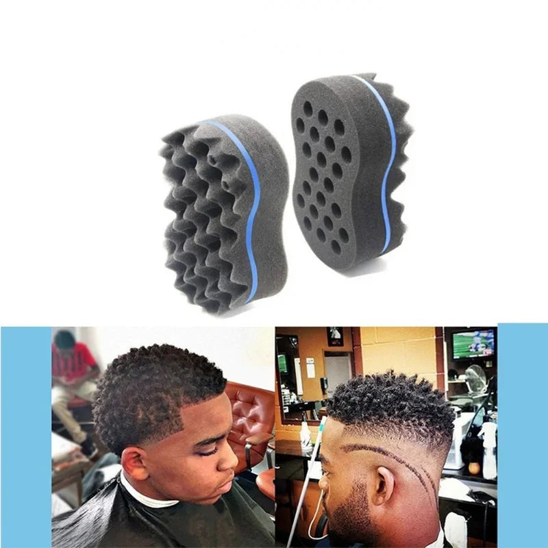 Double-Sided Curl Sponge Brush | Afro Twist & Wave Styler