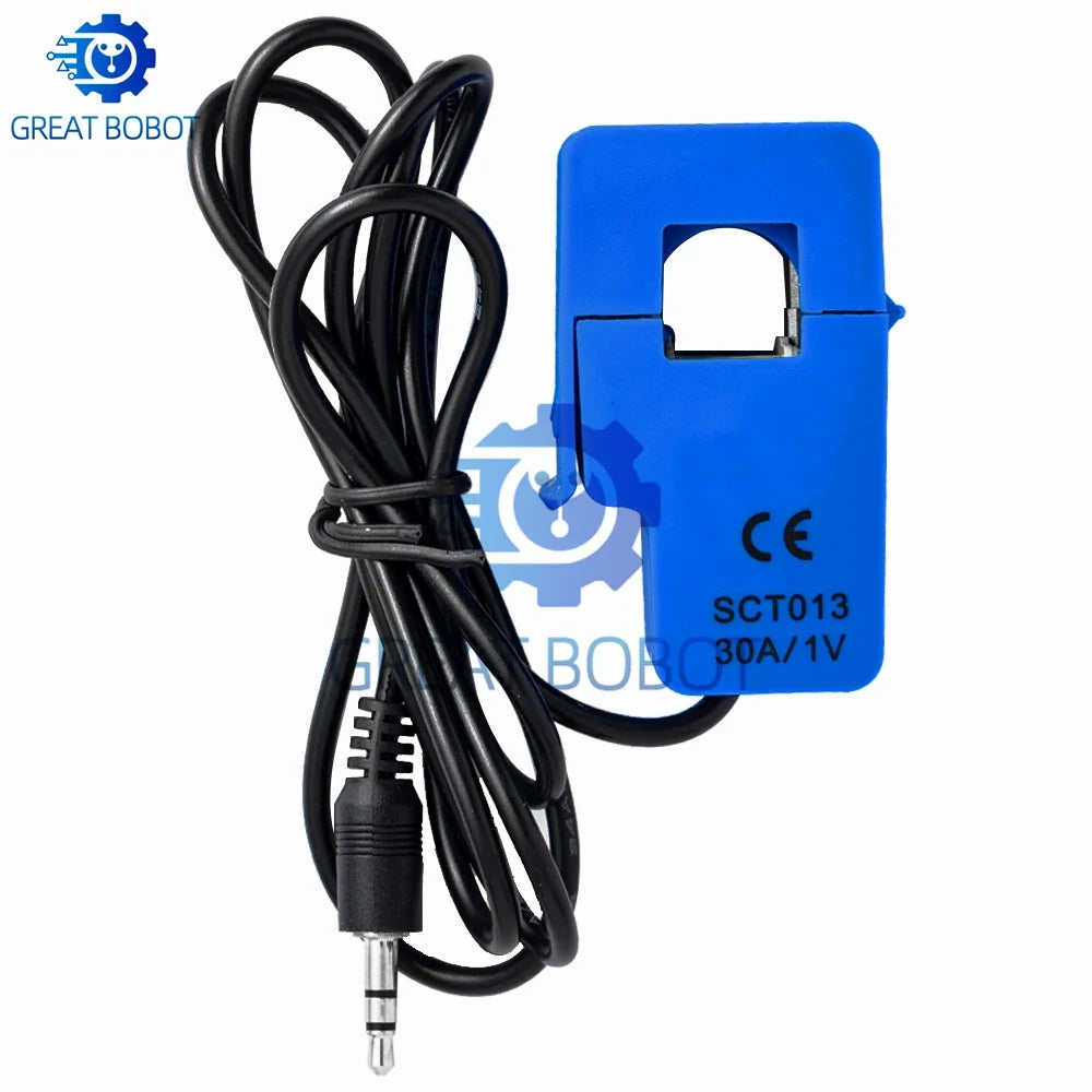SCT-013 Split Core Current Transformer – 30A 50A 100A AC Sensor