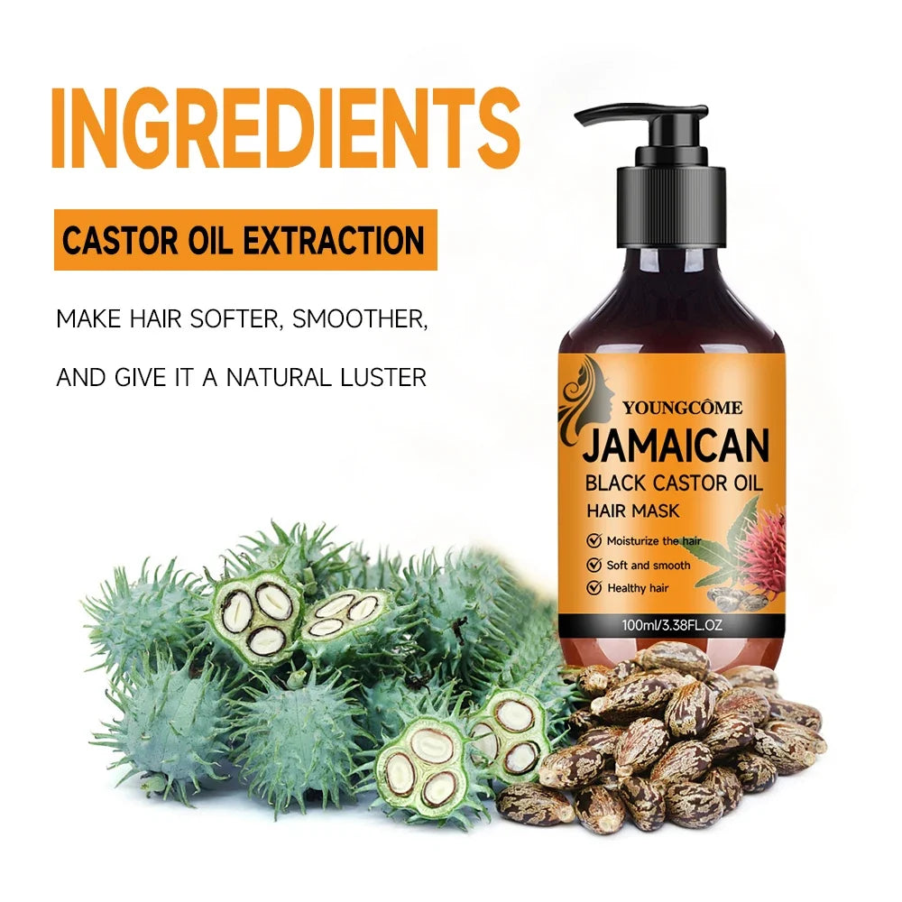 Black Castor Oil Hair Mask – Deep Conditioning Treatment 100ml
