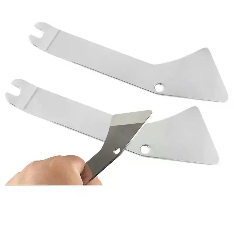 Stainless Steel Prybar Scraper – Trim & Residue Removal Tool